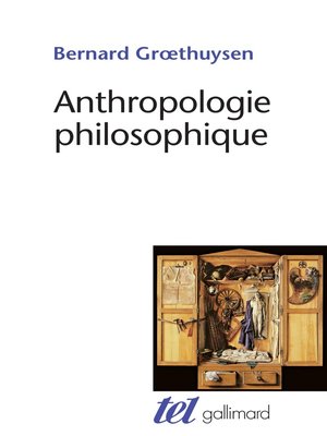 cover image of Anthropologie philosophique